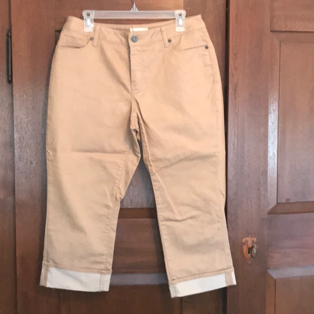 Coldwater Creek Crop Capri Jeans